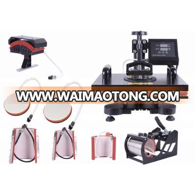 made in china 8 in 1 Combo heat press machine for mug ,cup, plate, t-shirt and etc